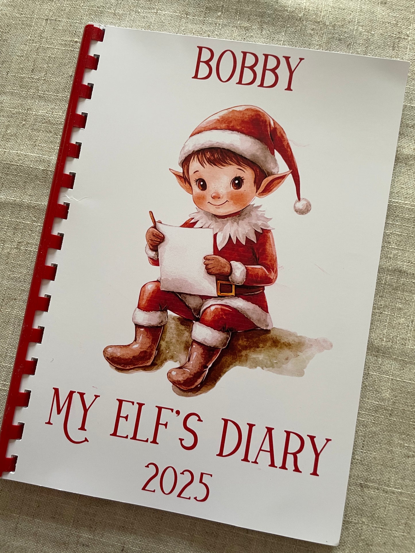 My Elf's Diary 2025, Christmas Elf Diary for Kids, Fun Daily Activities & Colouring Book