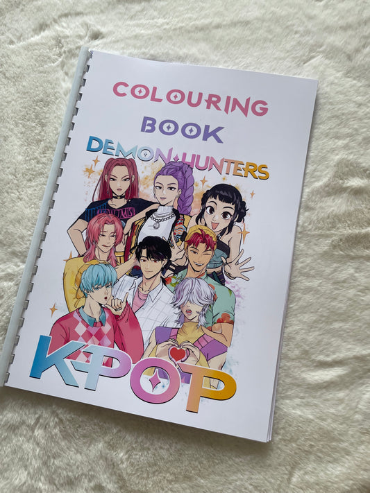 K-Pop Aesthetic Colouring Book