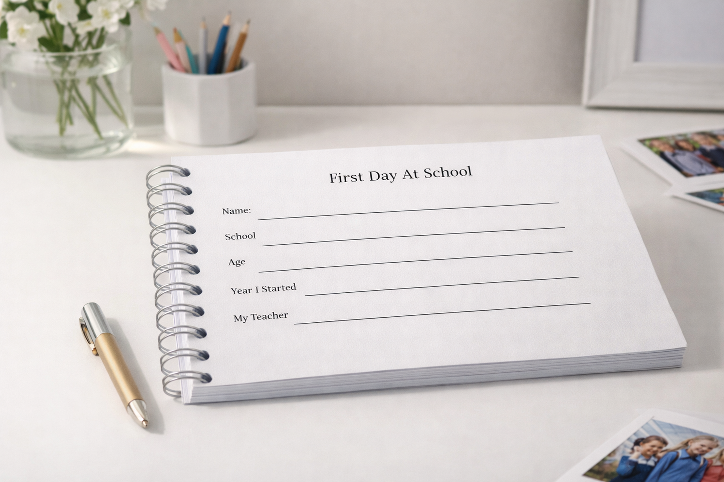 Primary School Leavers Memory Book | School Keepsake Notebook | Leavers 2026 Memory Journal | End of School Gift