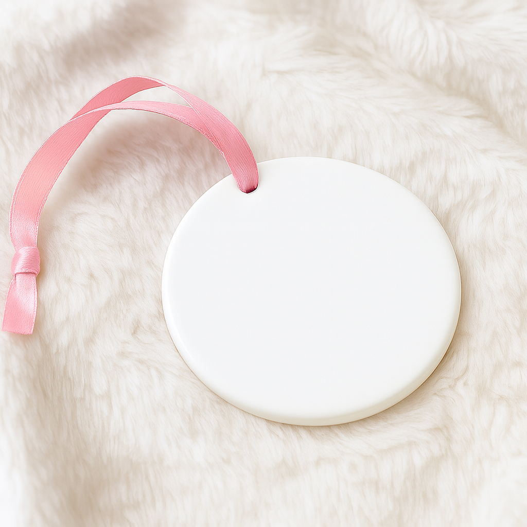 Personalised Baby's First Christmas Ornament 2025: Ceramic Keepsake