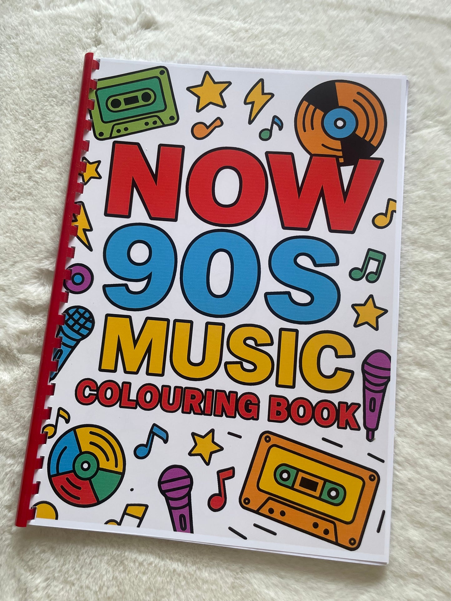 Now 90’s Music Colouring Book