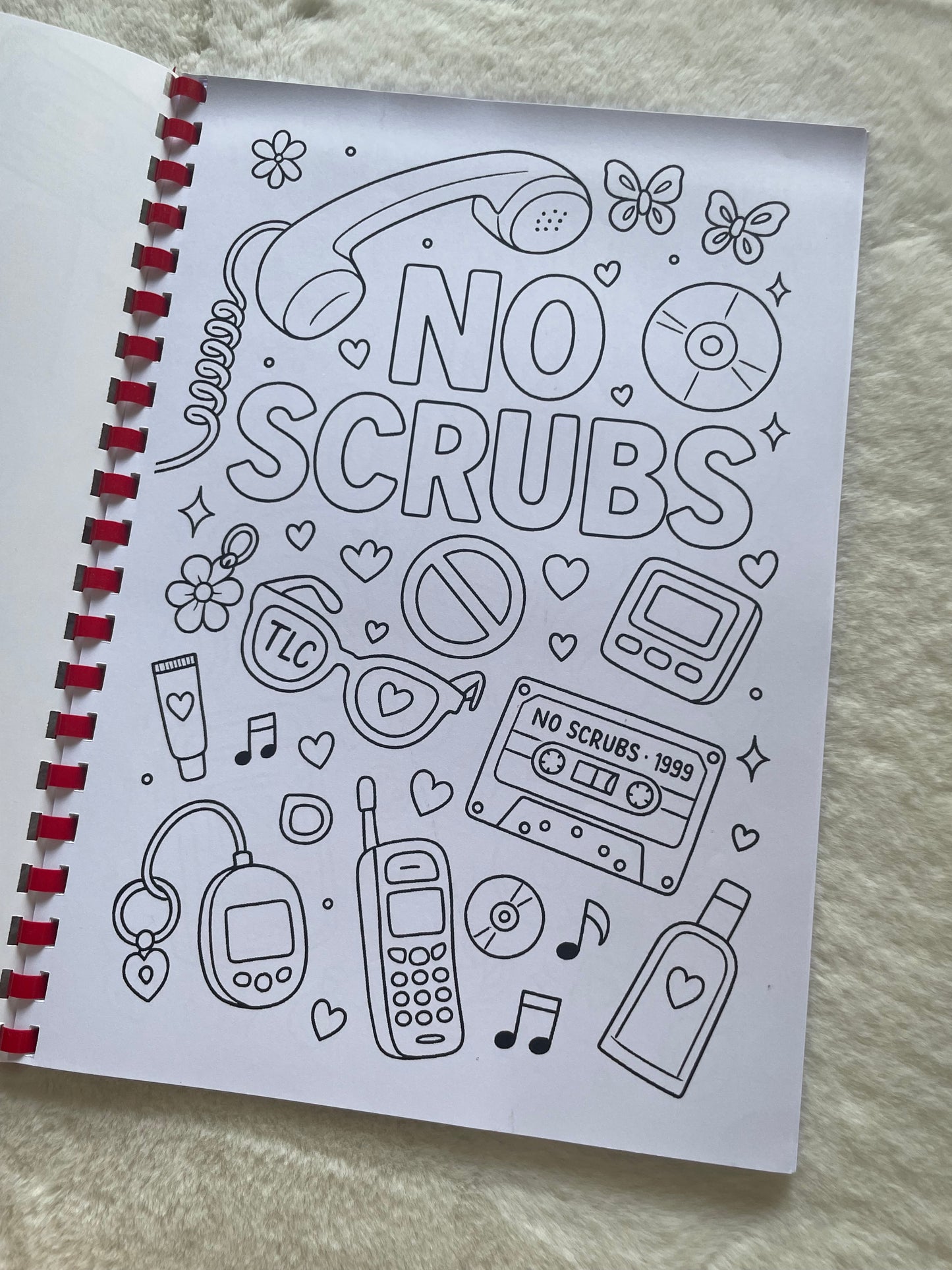 Now 90’s Music Colouring Book