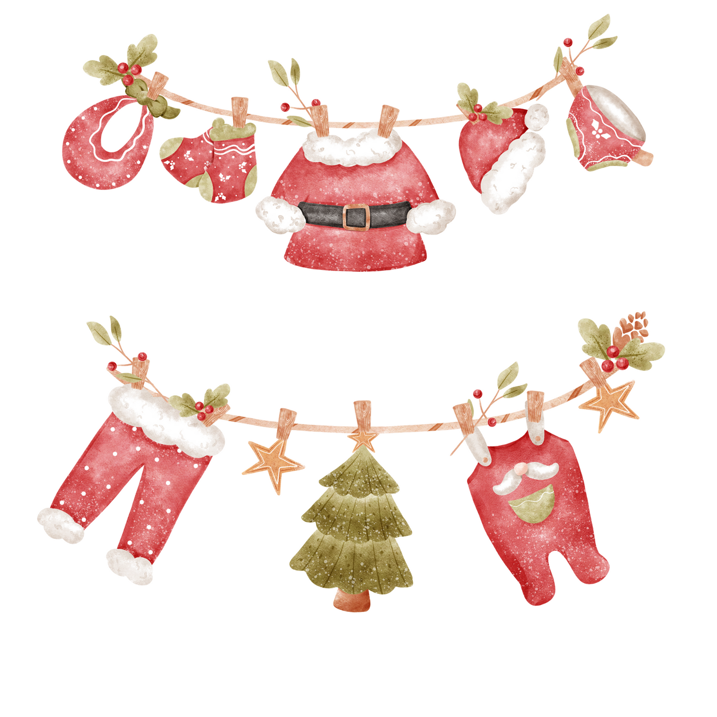 UVDTF - Santa Baby Clothes DECAL