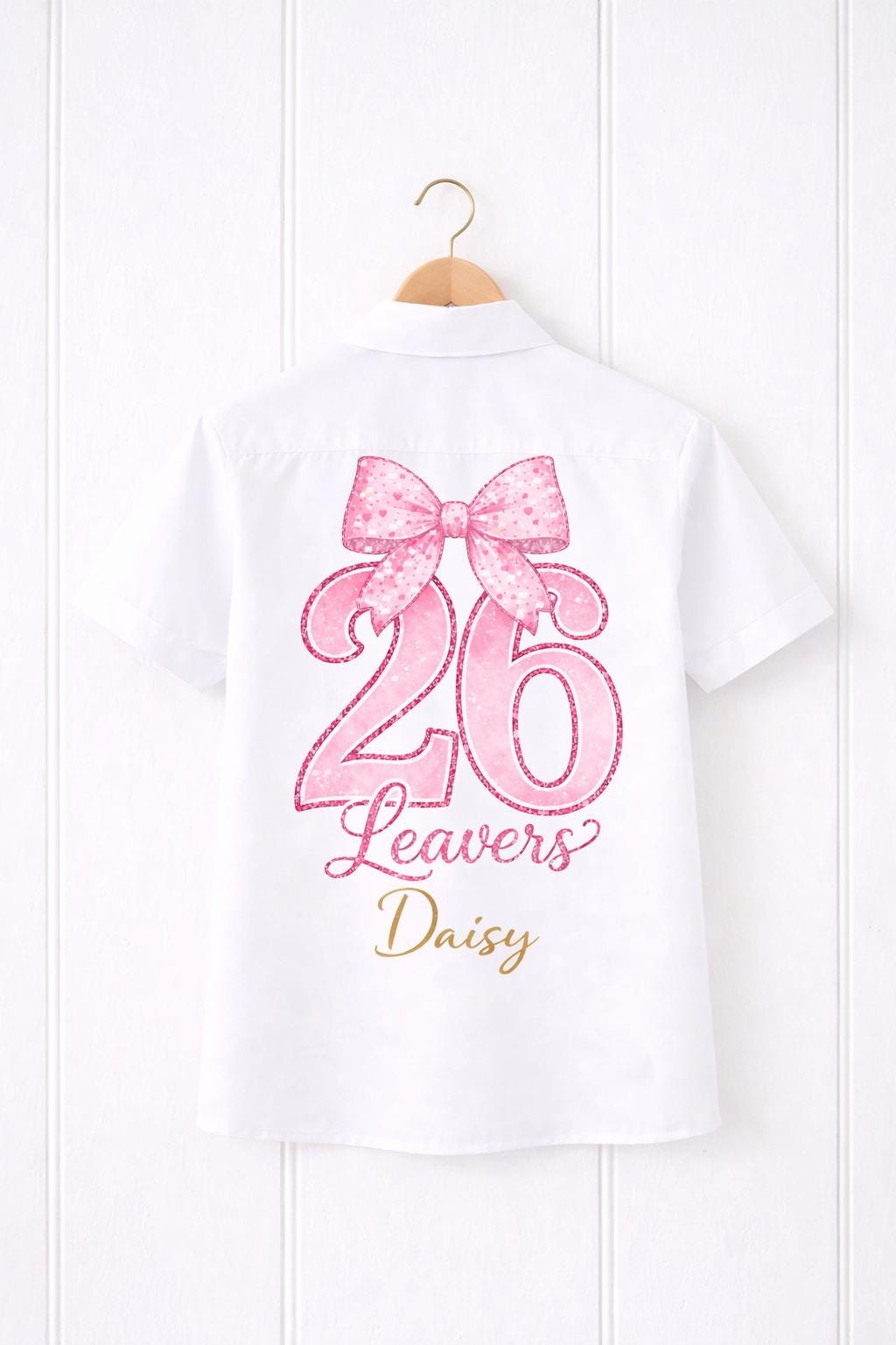 Leavers 2026 PNG | School Bow Design | Class of 2026 Shirt (Digital Download)