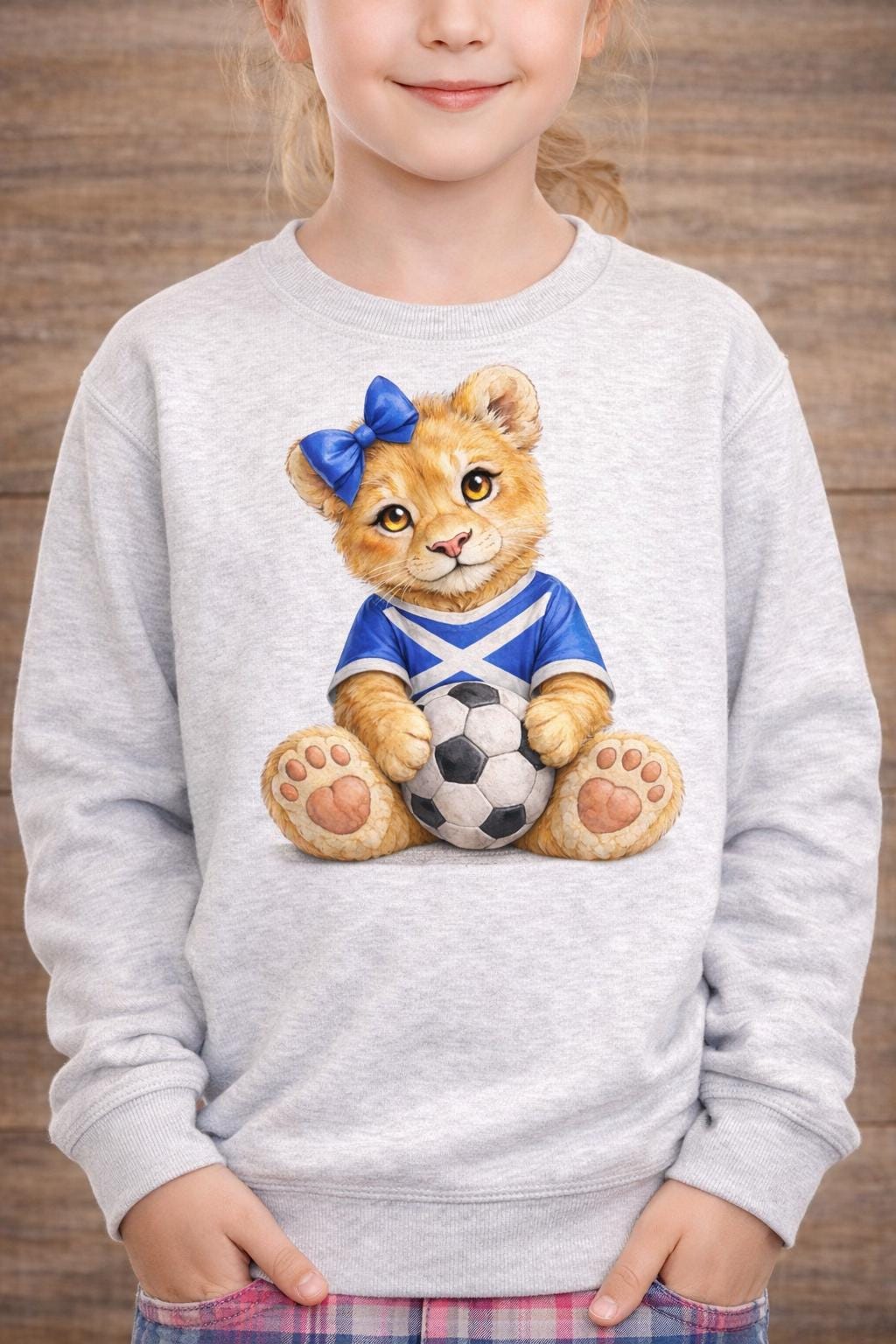 Scotland Lion World Cup PNG Bundle | Baby, Kids Football Shirt Design (Digital Download)