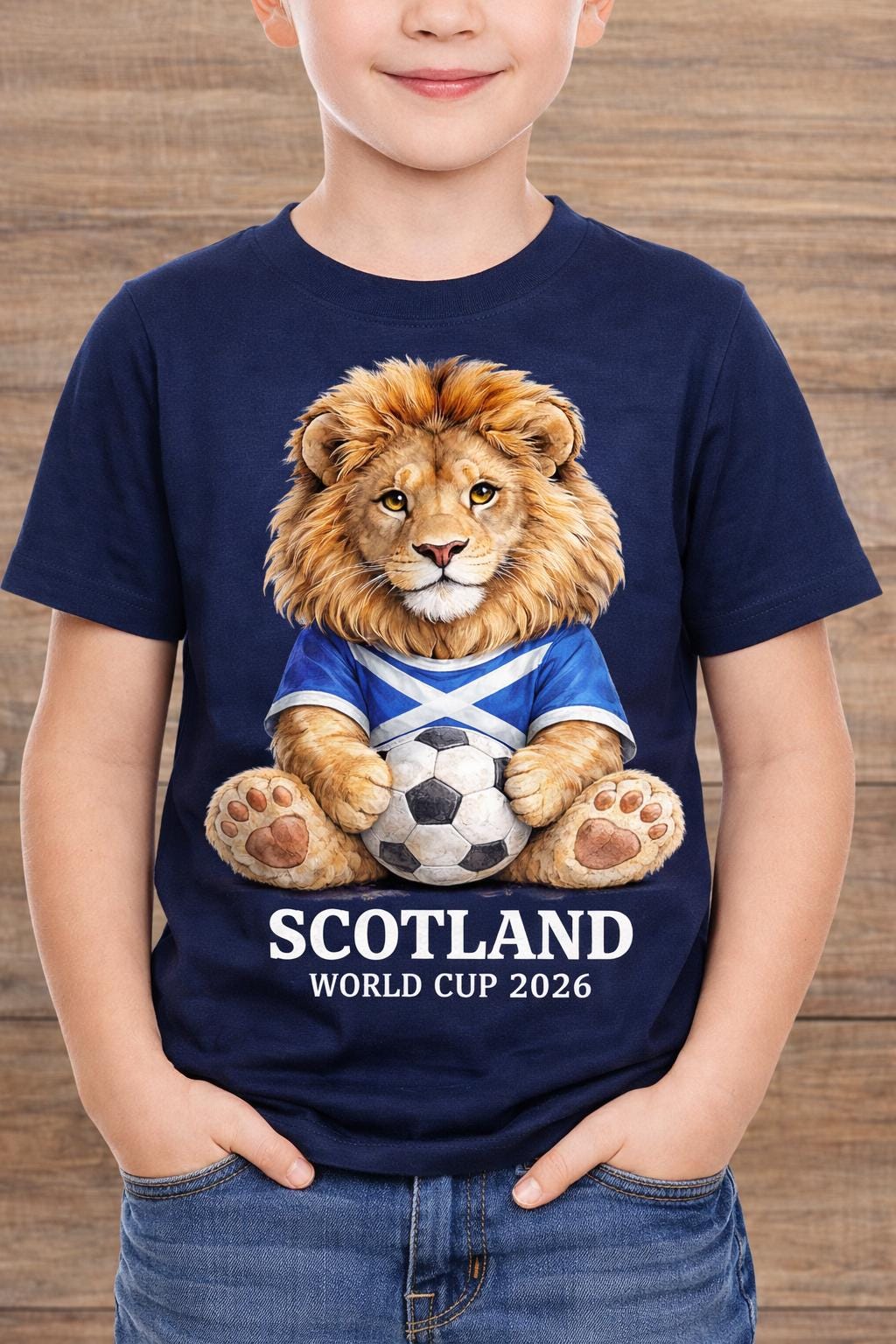 Scotland Lion World Cup PNG Bundle | Baby, Kids Football Shirt Design (Digital Download)