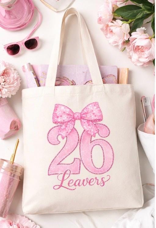 Leavers 2026 PNG | School Bow Design | Class of 2026 Shirt (Digital Download)
