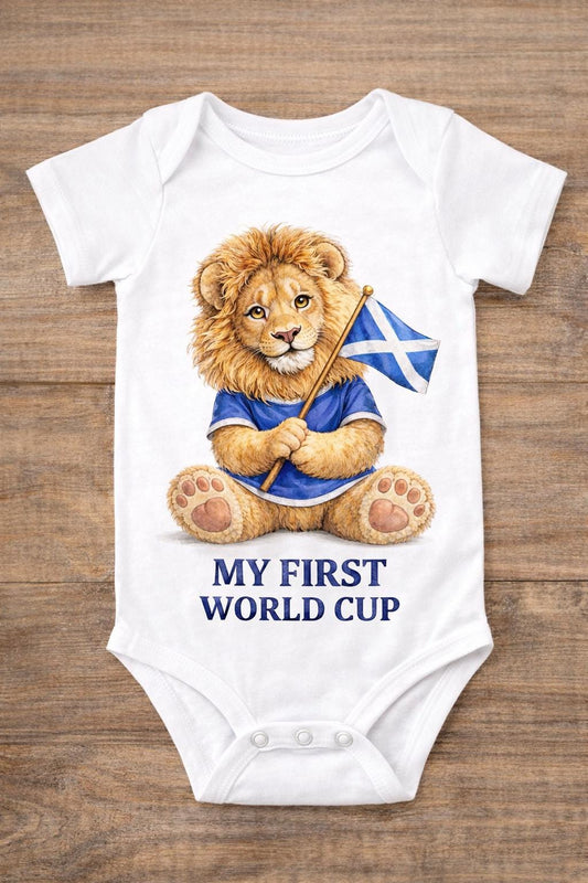 Scotland Lion World Cup PNG Bundle | Baby, Kids Football Shirt Design (Digital Download)