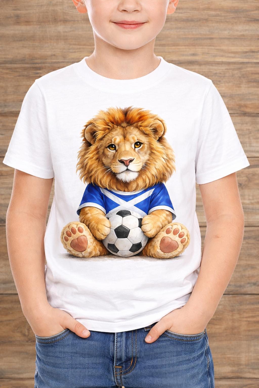 Scotland Lion World Cup PNG Bundle | Baby, Kids Football Shirt Design (Digital Download)