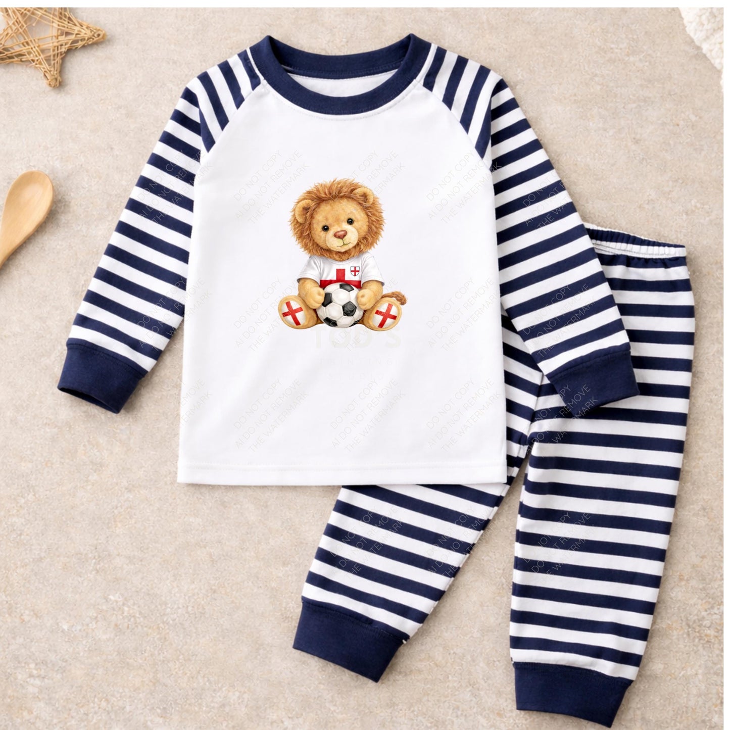 England Football Lion and Teddy three png bundle