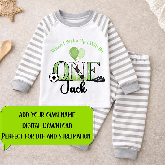 Boys Football Birthday Png (Digital Download)