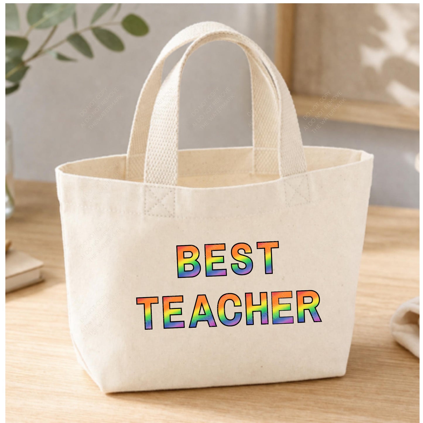 Rainbow Teacher PNG: Sublimation Design (Digital Download)