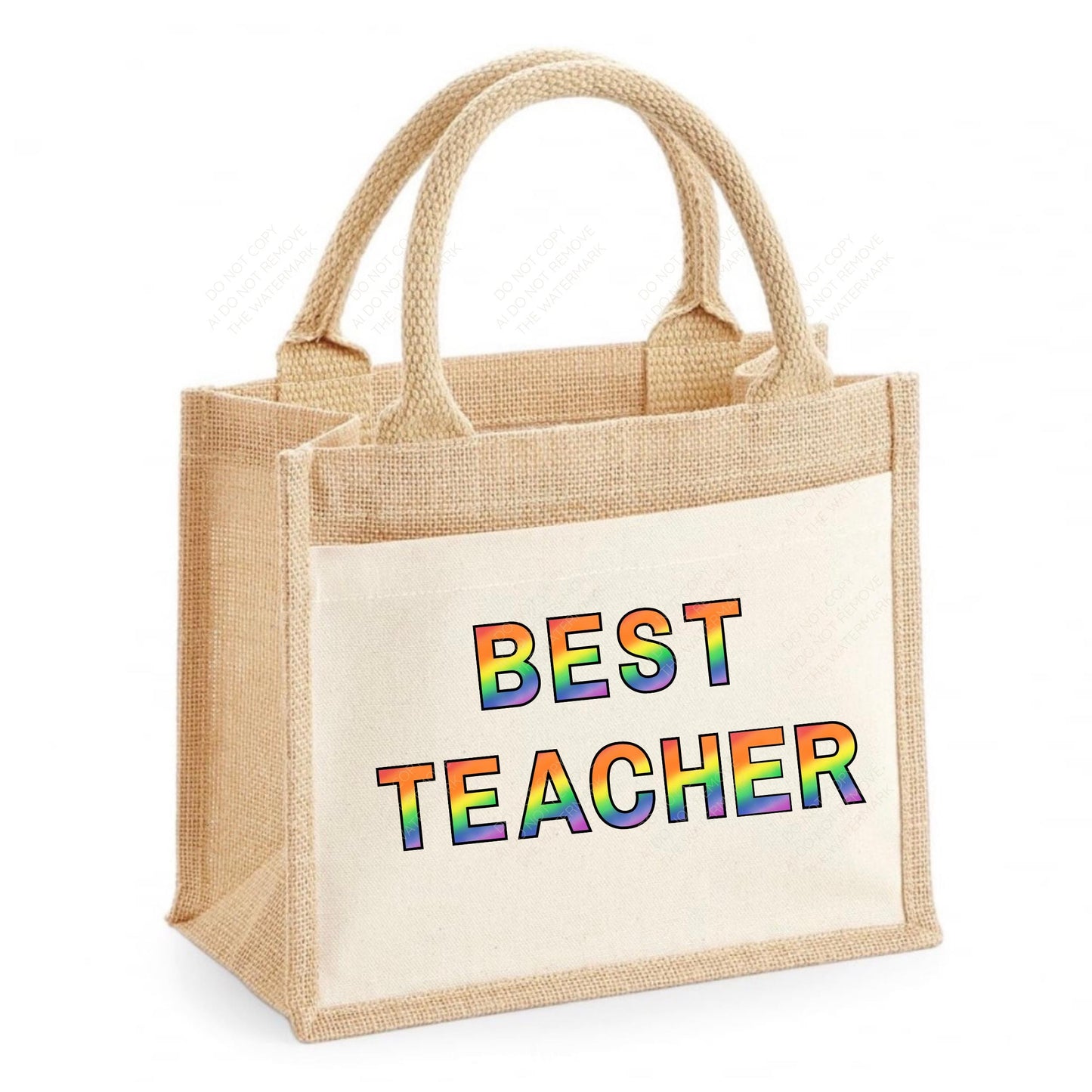 Rainbow Teacher PNG: Sublimation Design (Digital Download)