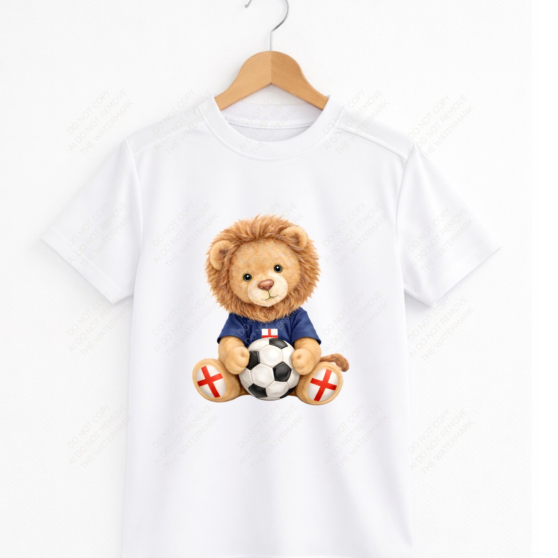 England Football Lion and Teddy three png bundle