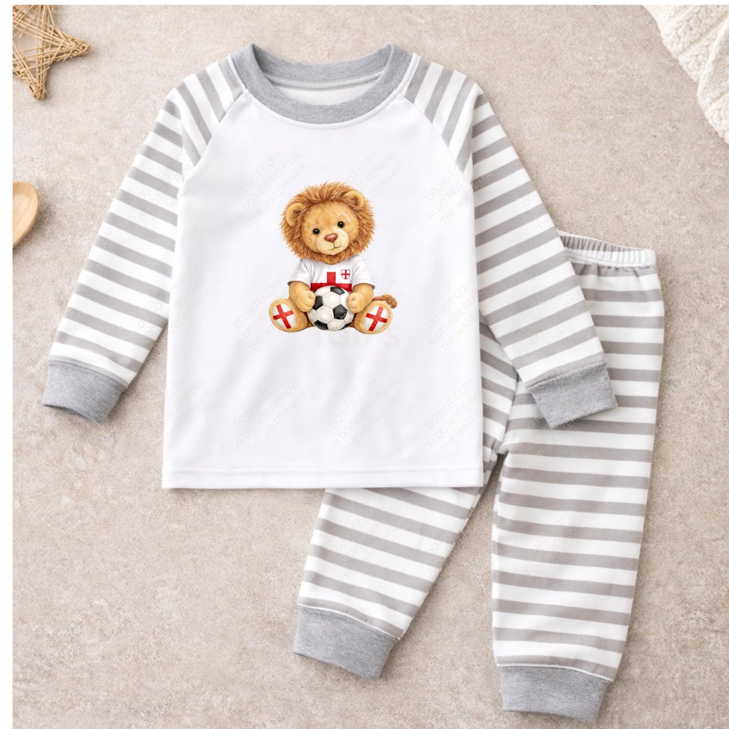 England Football Lion and Teddy three png bundle