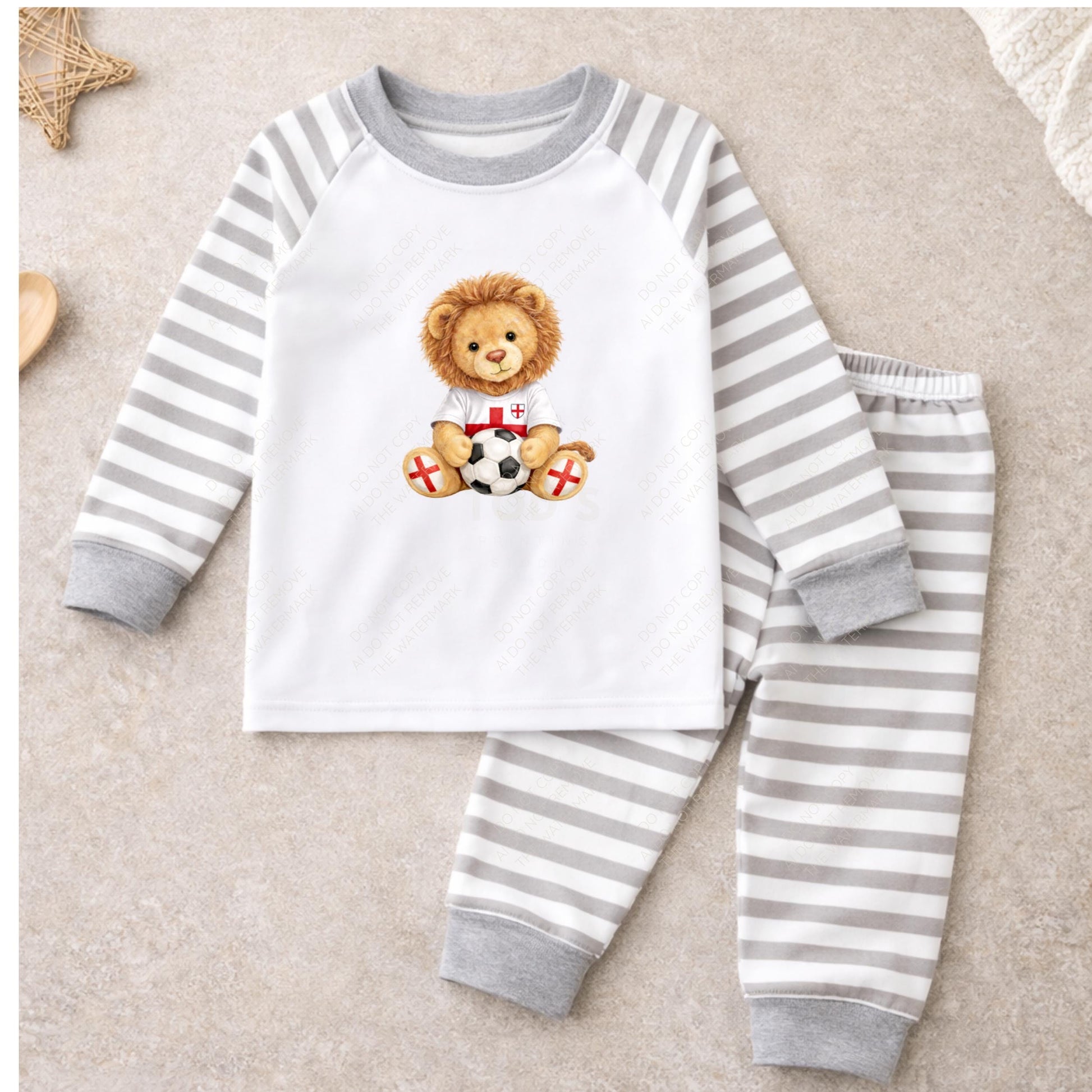 England Football Lion and Teddy three png bundle