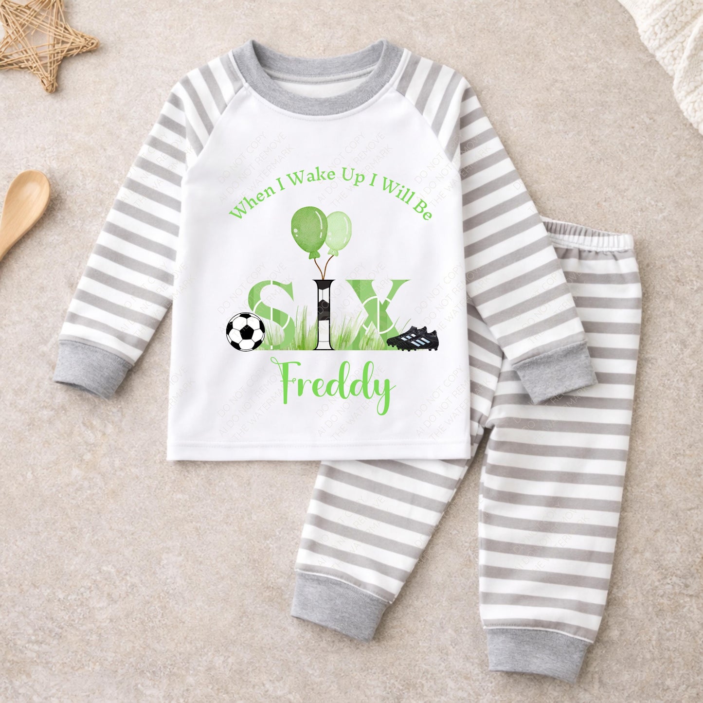 Boys Football Birthday Png (Digital Download)