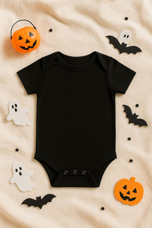 Black Baby Vest – Halloween Outfit Idea | 0-18 Months